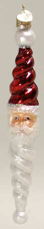 Santa and Mrs Claus Swirly Santa - No Box