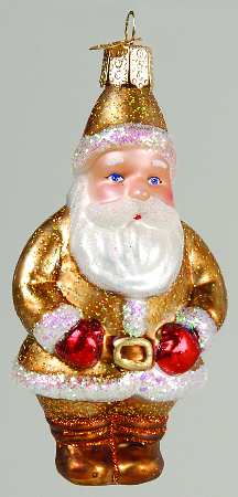 Santa and Mrs Claus Maple Sugar Santa - No Box