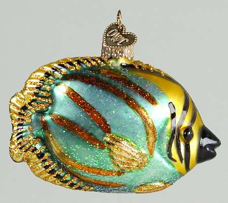 Fish and Marine Life Butterflyfish-Aqua - No Box 261a
