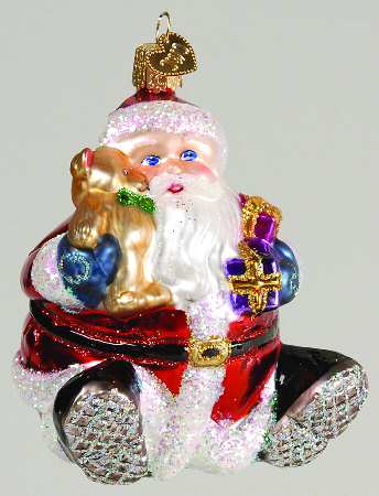 Santa and Mrs Claus Sitting Santa - No Box