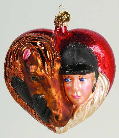 Old World Christmas I Love My Horse-English - Nb793, No Box