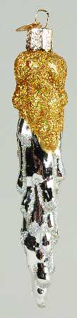 Old World Christmas Drippy Icicle-Silver - Nb950, No Box