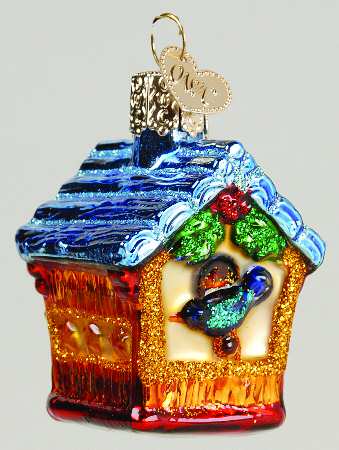 Birds-Hanging Miniature Birdhouse - No Box