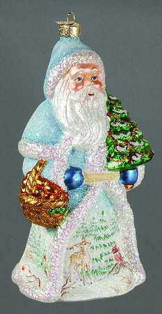 Santa and Mrs Claus Glistening Winter Splendor - No Box