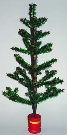 Ornaments Accessories 36" Green Feather Tree - No Box
