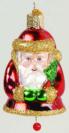 Santa and Mrs Claus Santa Bell - No Box