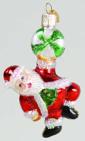 Santa and Mrs Claus Swinging Santa - No Box