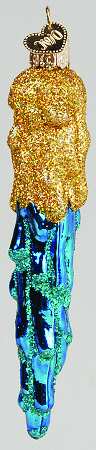 Old World Christmas Drippy Icicle-Blue - Nb952, No Box