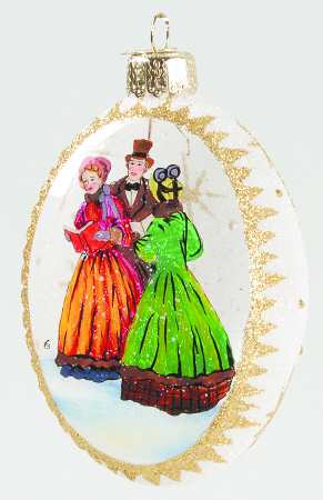 Inside Art Victorian Carolers - With Box Bx945