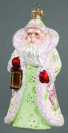 Santa and Mrs Claus Glistening Father Christmas - No Box