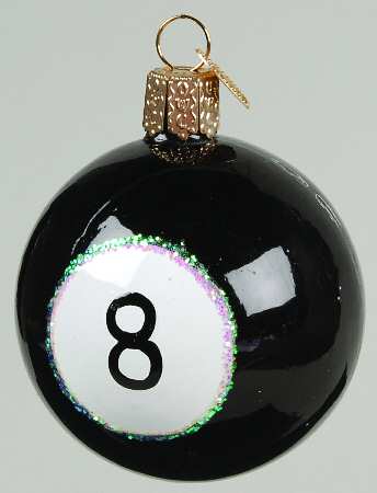 Old World Christmas Eight Ball - Nb1039, No Box