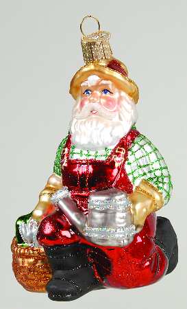 Santa and Mrs Claus Gardener Santa - No Box