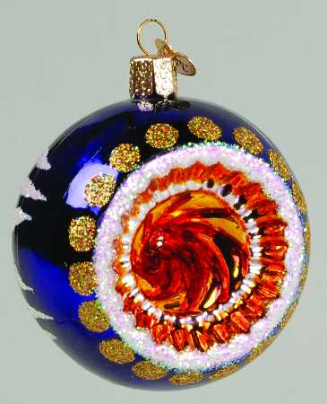 Traditional Shapes Swirled Reflector-Purple - No Box