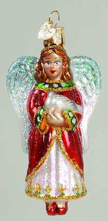 Angels Angel With Dove-Purple - No Box 49a