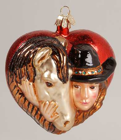 Old World Christmas I Love My Horse-Western - Nb794, No Box