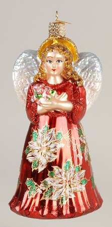 Angels Red Poinsettia Angel - No Box