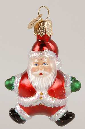 Old World Christmas Mini Santa-Jumping - Nb1002, No Box