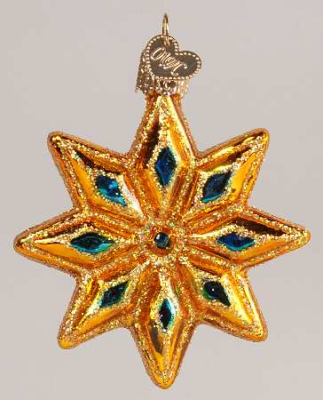 Celestial Faceted Star-Blue - No Box
