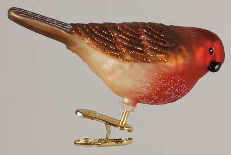 Birds - Clip-On Holiday Finch - No Box