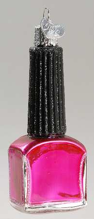 Old World Christmas Nail Polish-Pink - No Box Nb1282
