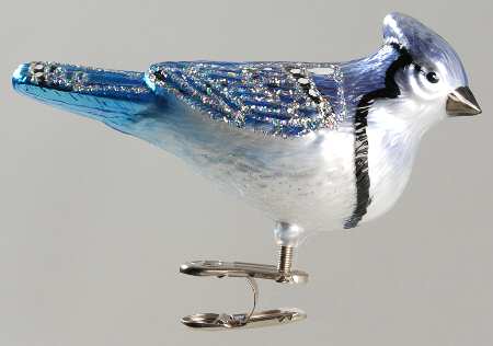 Birds - Clip-On Stylized Blue Jay - No Box