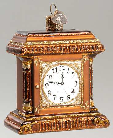 Old World Christmas Mantle Clock - No Box Nb1283