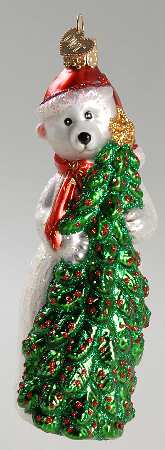 Old World Christmas Merry Beary Christmas - No Box Nb1199