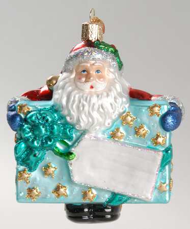 Santa and Mrs Claus Special Delivery-Blue - No Box Nb170a