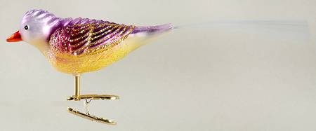 Birds - Clip-On Festive Finch - No Box