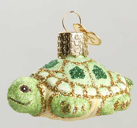 Old World Christmas Glistening Mini Turtle - No Box Nb1205