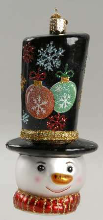 Snowmen Glistening Tip Top Snowman - No Box