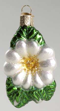 Old World Christmas Christmas Rose-White - Nb977, No Box