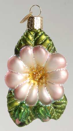 Old World Christmas Christmas Rose-Pink - Nb978, No Box
