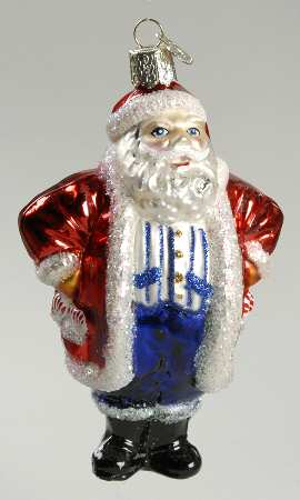 Santa and Mrs Claus Patriotic Santa - No Box