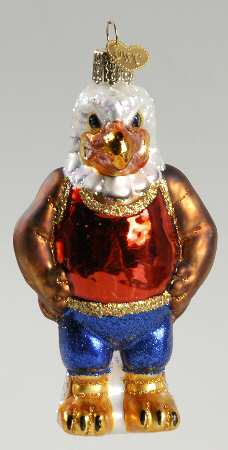 Old World Christmas Eagle Mascot - No Box Nb1524