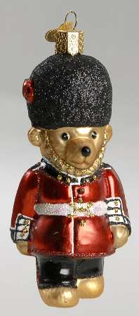 Old World Christmas Palace Guard Teddy - No Box Nb1511