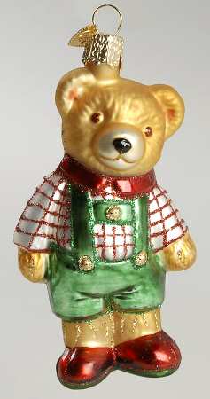 Old World Christmas Ted E Bear - No Box Nb1484