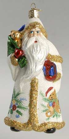 Santa and Mrs Claus Glistening Imperial Father Christmas - No Box