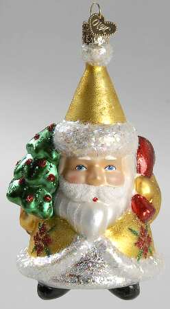 Santa and Mrs Claus St Petersburg Santa-Yellow - No Box