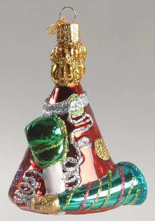 Old World Christmas Party Hat - No Box Nb1621
