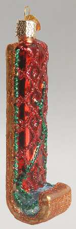 Old World Christmas Toboggan Sled - No Box Nb1675