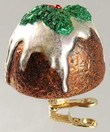 Food and Drink Clip-On Plum Pudding - No Box