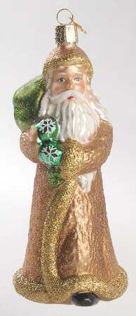 Old World Christmas Pelznickel - German Fur Santa - No Box Nb1664
