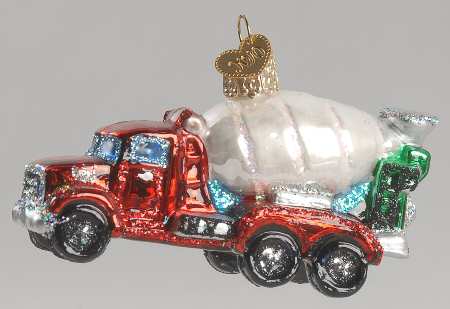 Old World Christmas Cement Mixer - No Box Nb1678