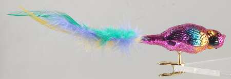 Birds - Clip-On Carnival Parrot - No Box