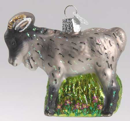Old World Christmas Billy Goat Grey - No Box Nb1564