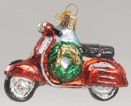 Old World Christmas Motor Scooter - No Box Nb1682