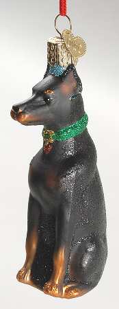 Old World Christmas Doberman - No Box Nb1567