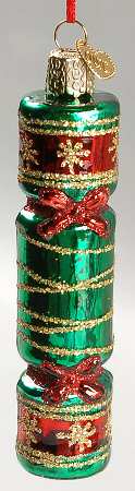 Old World Christmas Christmas Cracker Green - No Box Nb1616