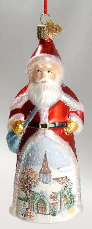Old World Christmas Glistening Royal Santa - No Box Nb1656